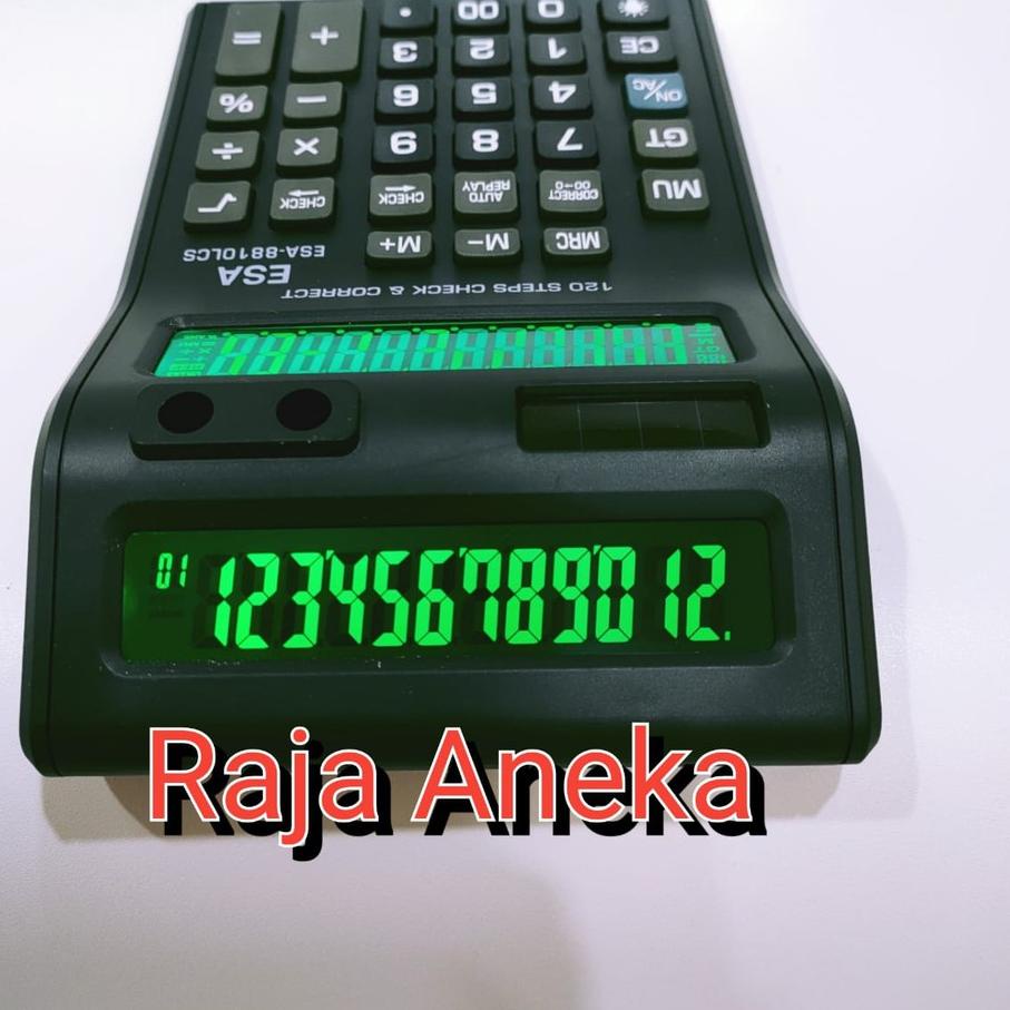 

Trend - Kalkulator Layar Lcd Led menyala Calculator Besar Esa 8810 12 digit cek ulang 2 layar bolak balik !