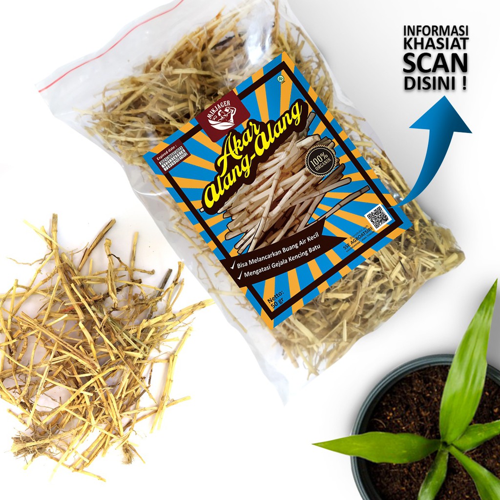 

AKAR ALANG-ALANG KERING SUPER HERBAL 50 Gram