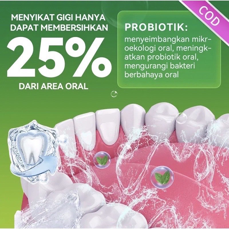 [ READY STOCK ] METOO MOUTHWASH PROBIOTIK | OBAT KUMUR PROBIOTIK | FRESH MINT OBAT KUMUR METOO