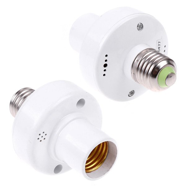 Socket Bohlam E27 220V dengan Remot Kontrol - GNZL168 - White