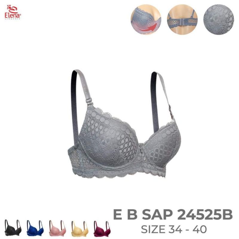 BH ELENA CUP B 24525/24522 ORIGINAL| BRA ELENA ORIGINAL  24525/24522 CUP B BERKAWAT BUSA TIPIS CUP B