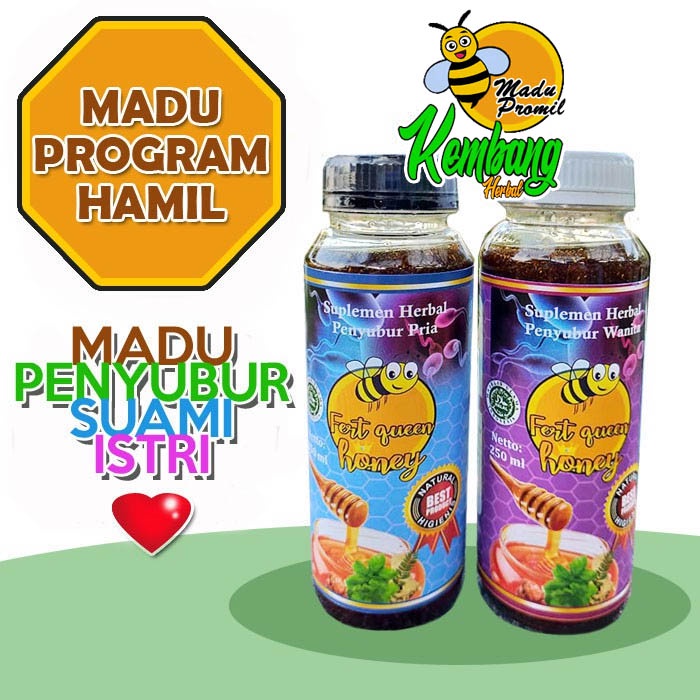 Fert Queen Honey Madu Promil Madu Penyubur Kandungan Dan Kesehatan Pria Dan Wanita