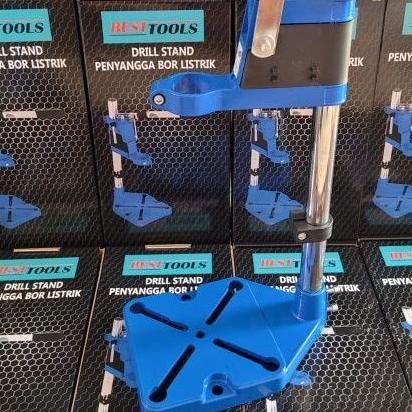 ❇ Stand Mesin Bor Tangan Stand Drill Alumunium Base Dudukan Mesin Bor Tangan Menjadi Bor Duduk ♡
