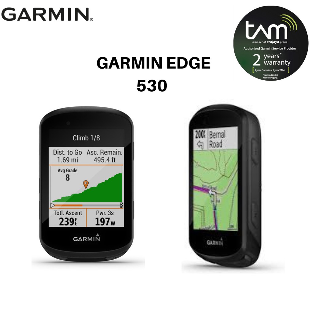 Garmin Edge 530 Original Garansi Resmi TAM 2 Tahun