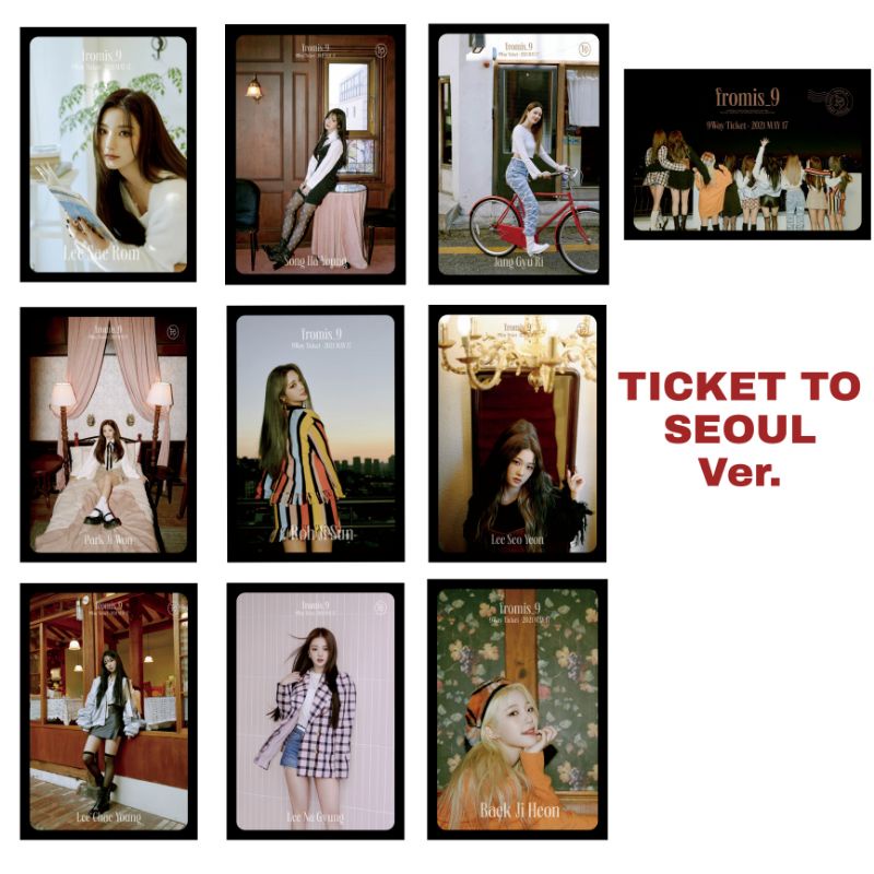 Photocard fromis_9 9 WAY TICKET