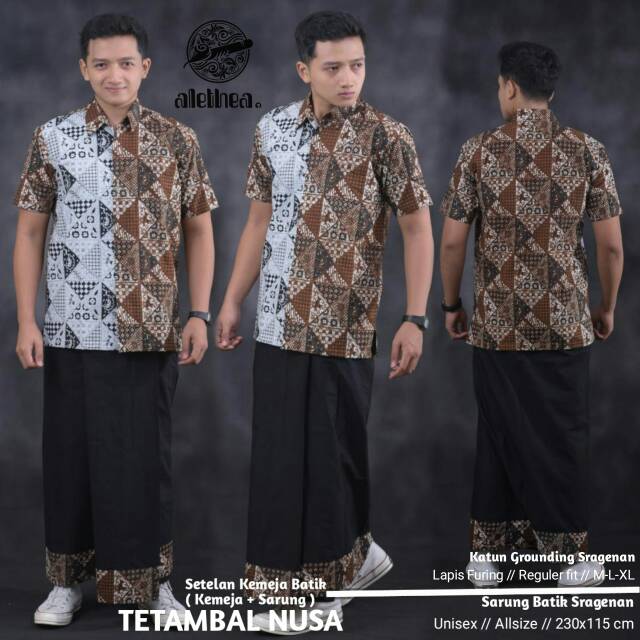 TETAMBAL NUSA.SET SARKEM BATIK MODERN