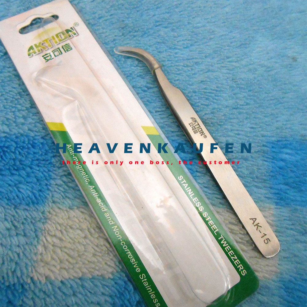 Pinset Tweezers Ujung Melengkung Bagus