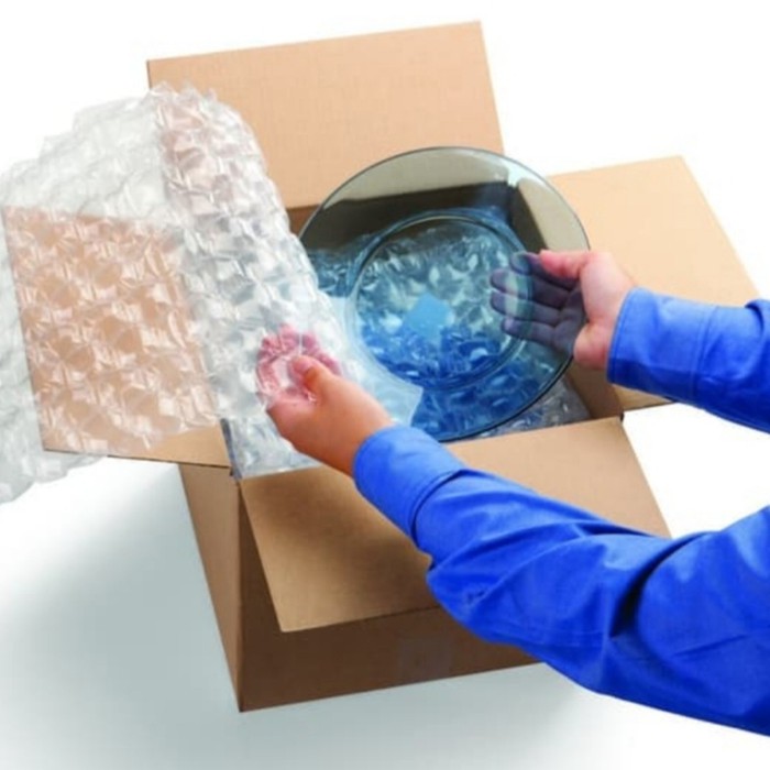 packing bubble wrap untuk barang pecah belah