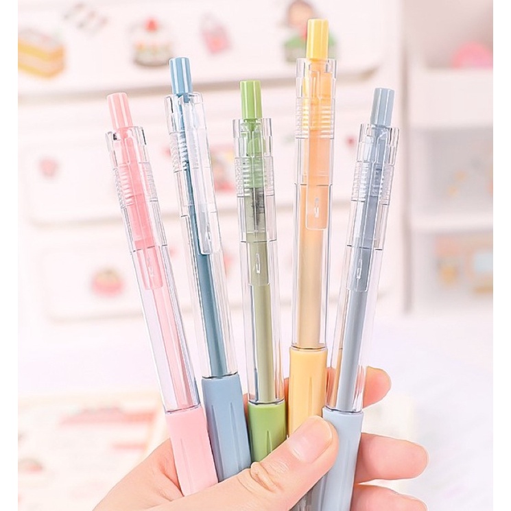 KENSHO Pen Polos Basic Pastel Aesthetic 0.5mm / Bolpen / Pulpen