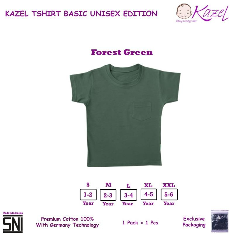 Kazel Tshirt Basic Pocket - Unisex Edition