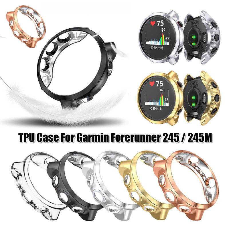 Casing Pelindung Smartwatch Garmin Forerunner 245 / 245M Bahan TPU