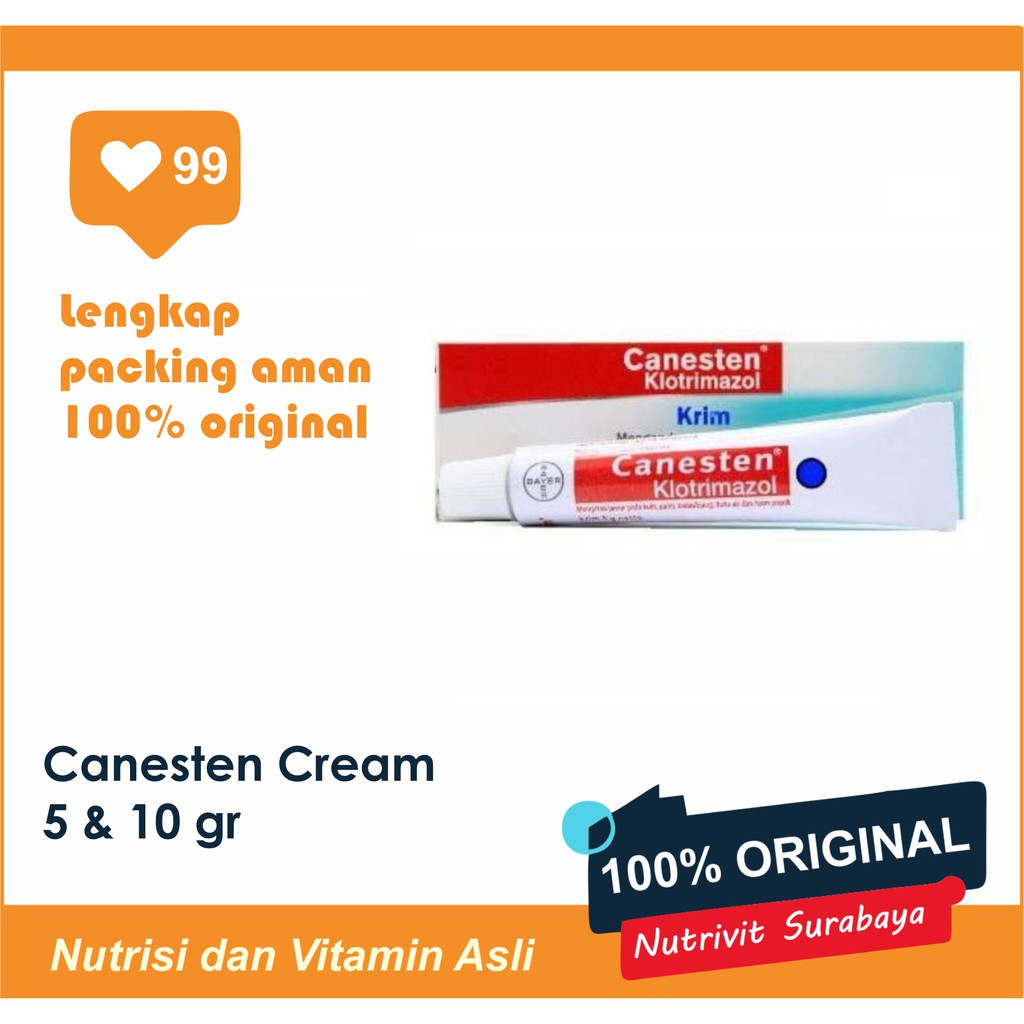 Canesten creme salep jamur 5 &amp; 10 gr