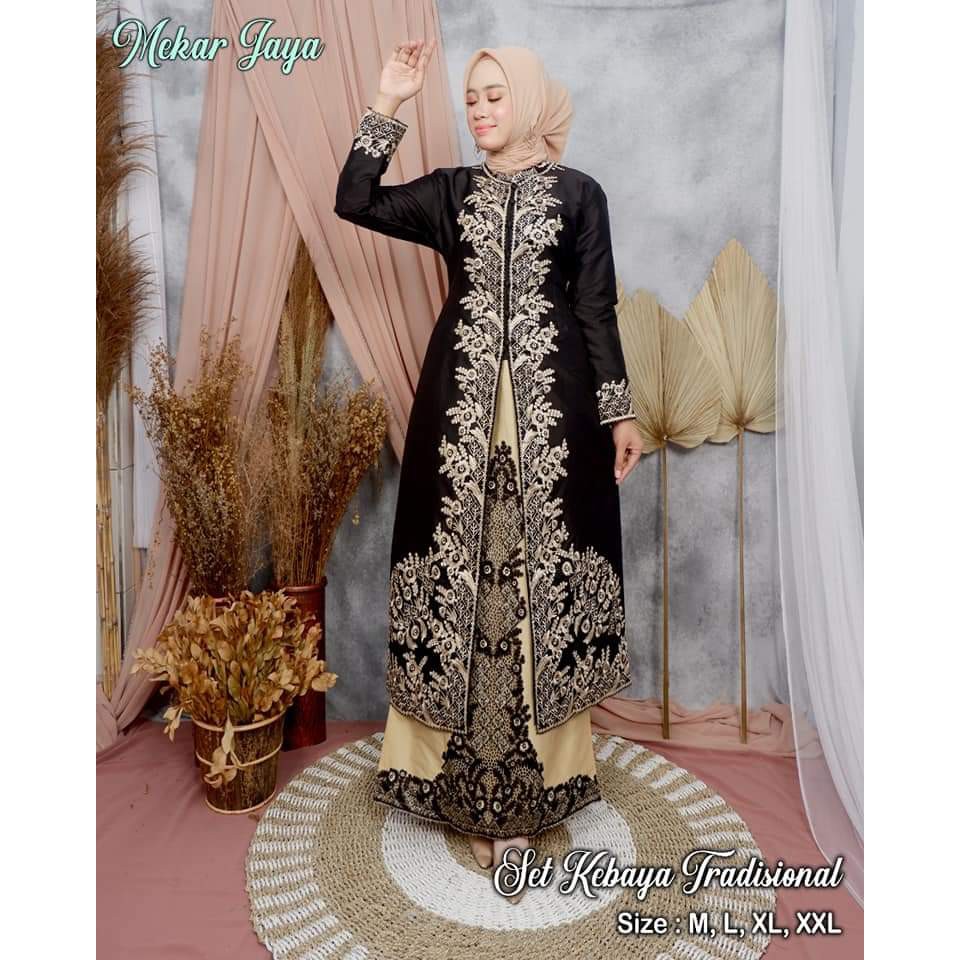 KEBAYA Mekar Jaya BORDIRAN SET TRADISIONAL