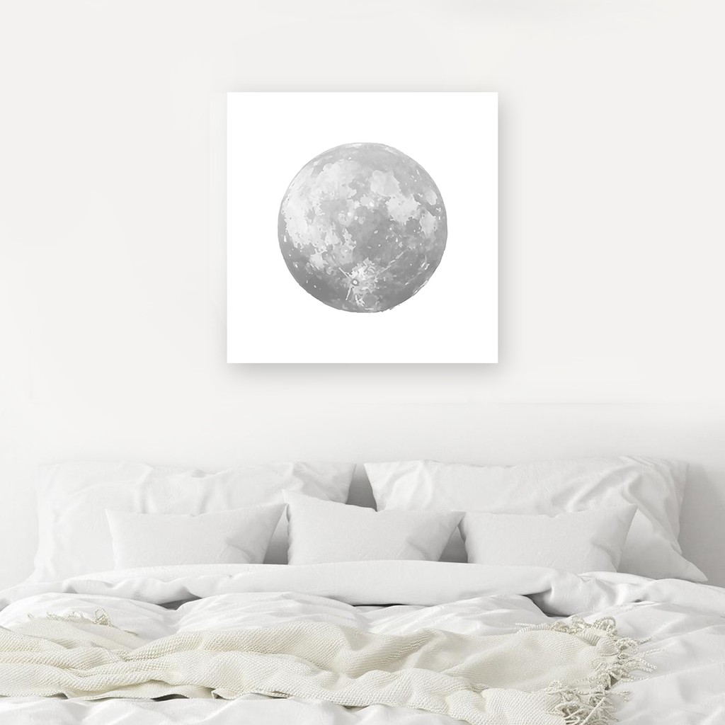 Hiasan Dinding Hiasan Kamar Wall Decor Bulan Monochrome MN02