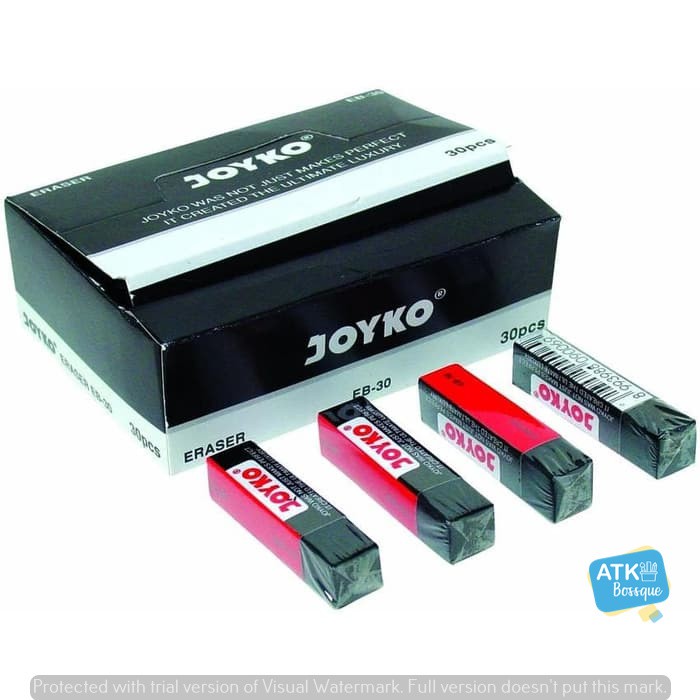 

Penghapus Pensil/ Eraser Joyko EB-30 Hitam Stip Grosir - SATUAN