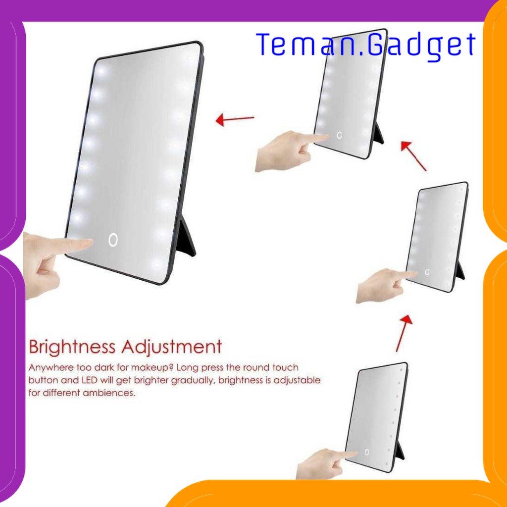 TC-FE099 RUIMIO HOME SOLUTION CERMIN MAKEUP MIRROR 16 LED LIGHT - A3107