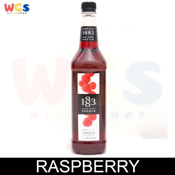 

Syrup 1883 Maison Routin France Raspberry Flavored 33.8 fl oz 1ltr