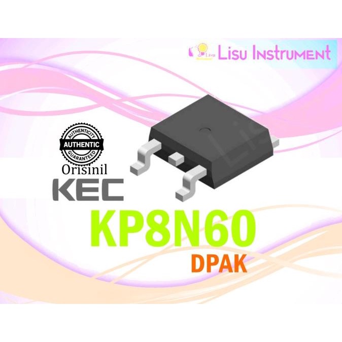 KP8N60 KP8N60D N-Channel MOS Field Effect Transistor DPAK lisuin90 Segera Beli