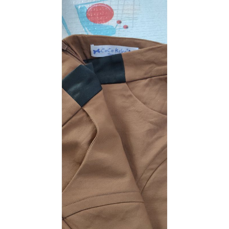 celana kantor wanita warna coklat