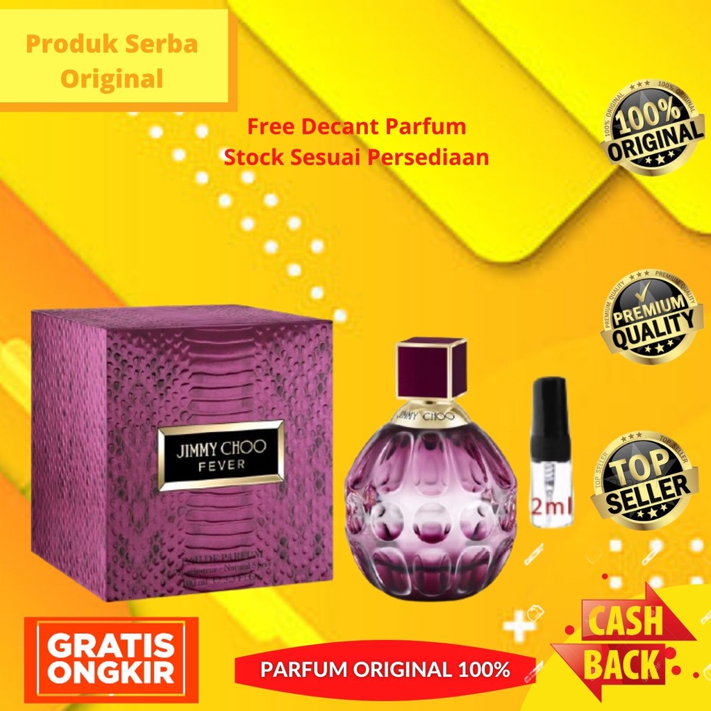 Parfum Parfume Perfume Perawatan Asli Original Wanita Perempuan Cewek Jimmy Choo Fever For Women EDP