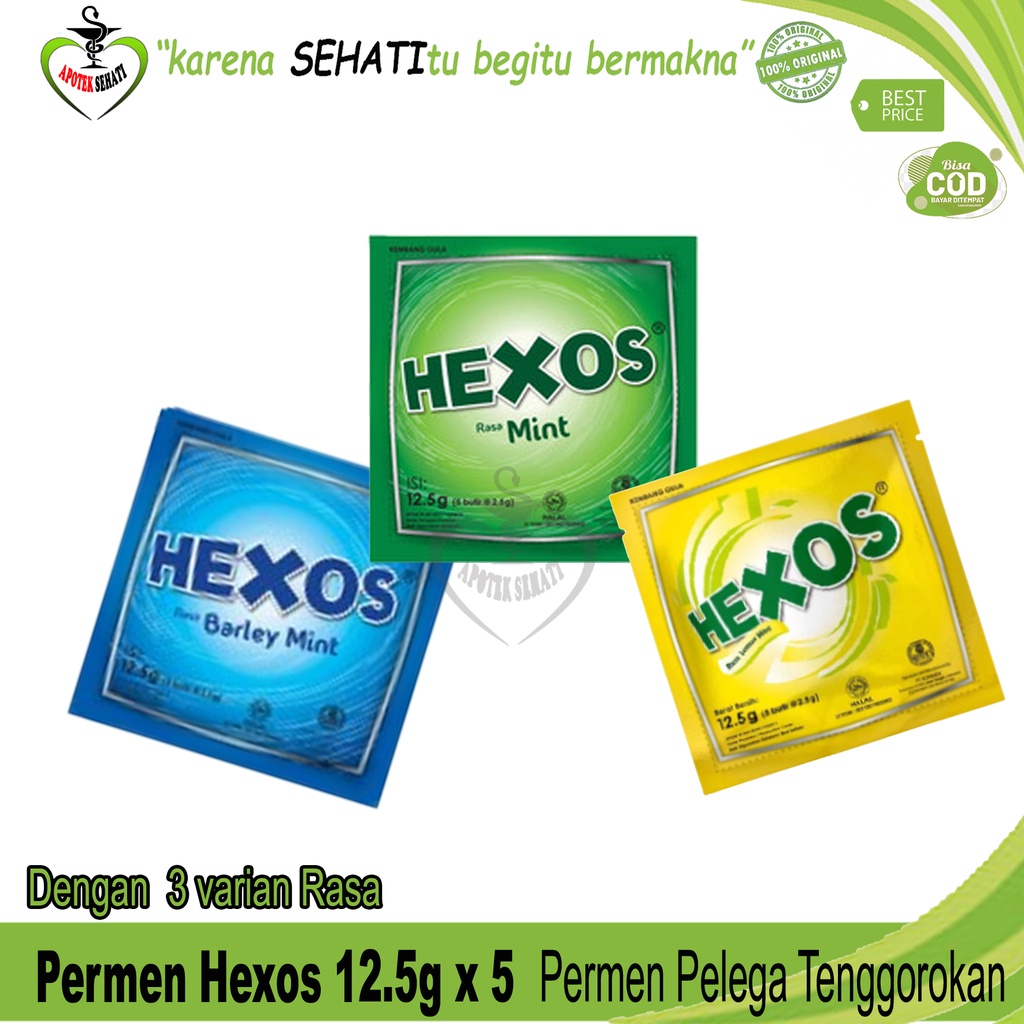 MURAH PERMEN HEXOS / Permen Penyegar Nafas