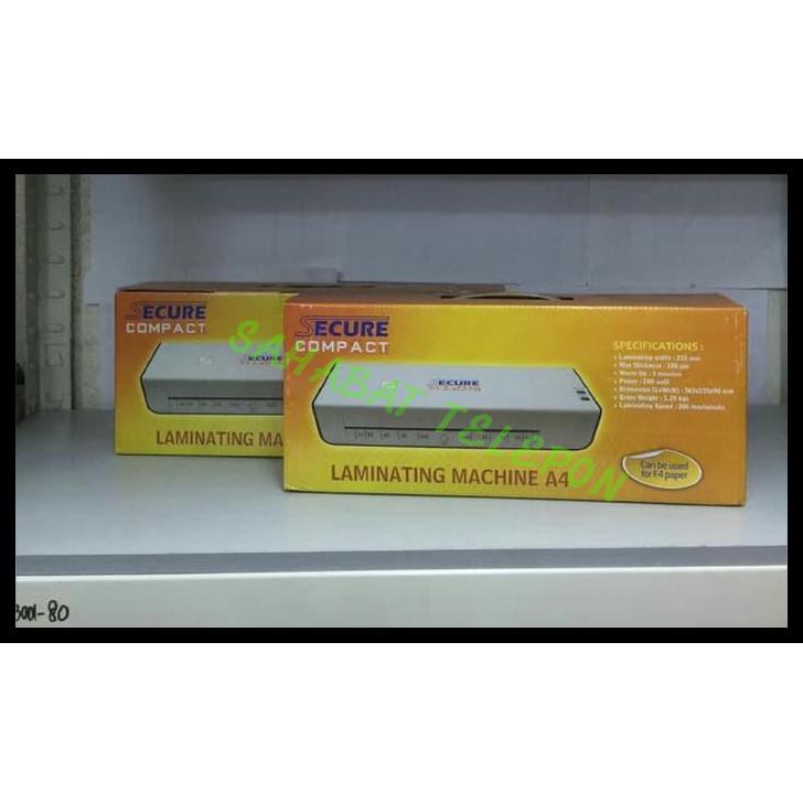 

Open Ds Mesin Laminating Secure A4 Compact