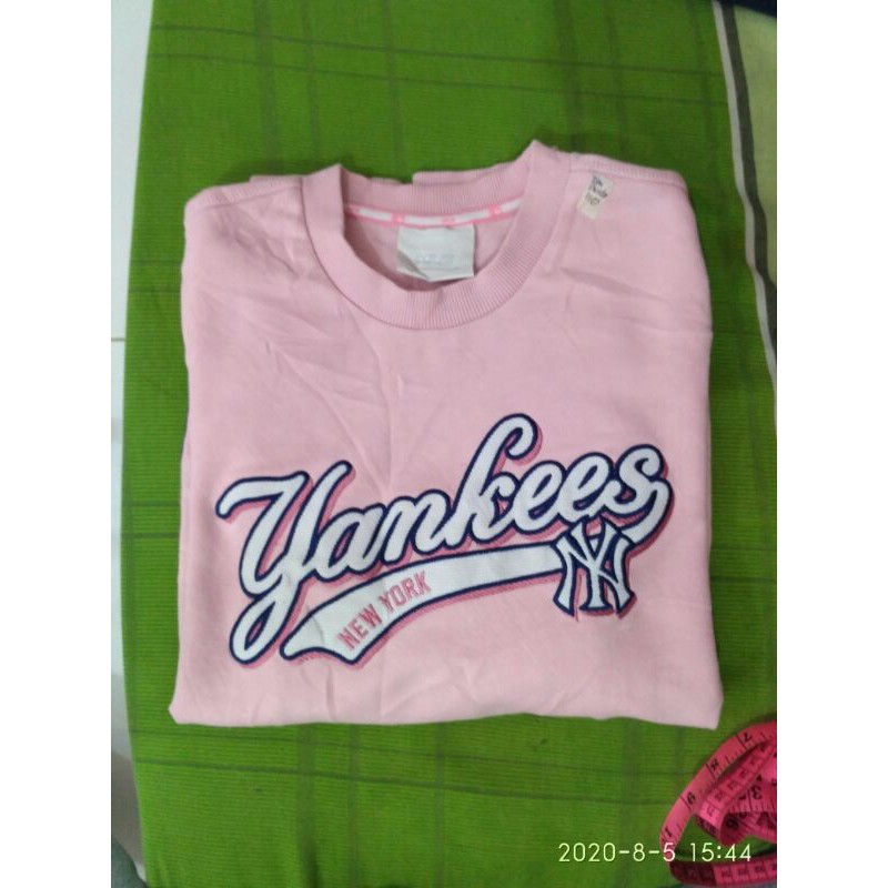 crewneck MLB Yankees pink kak vrgnia