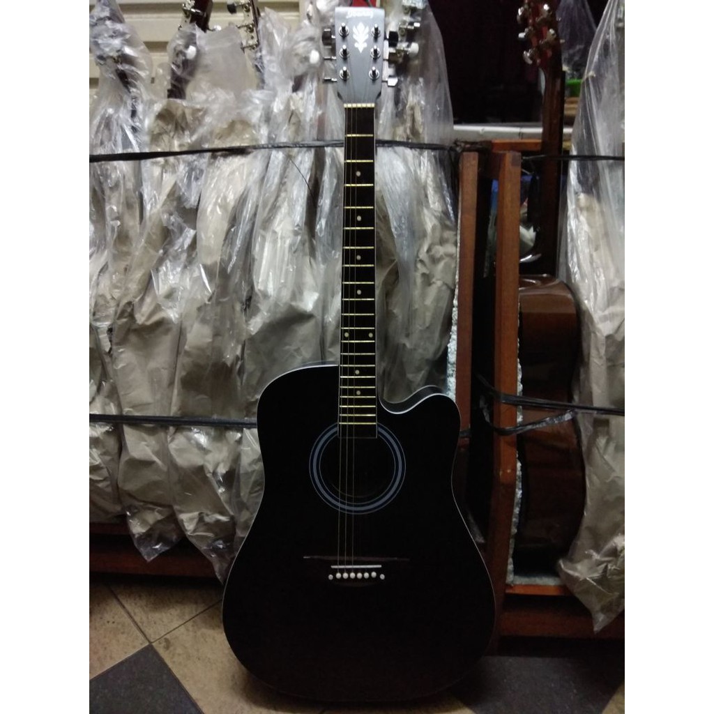 Gitar Akustik Elektrik Merk Ibanez Warna Hitam Doff Equalizer Eq Pasif Sunkay Listrik Jakarta Murah