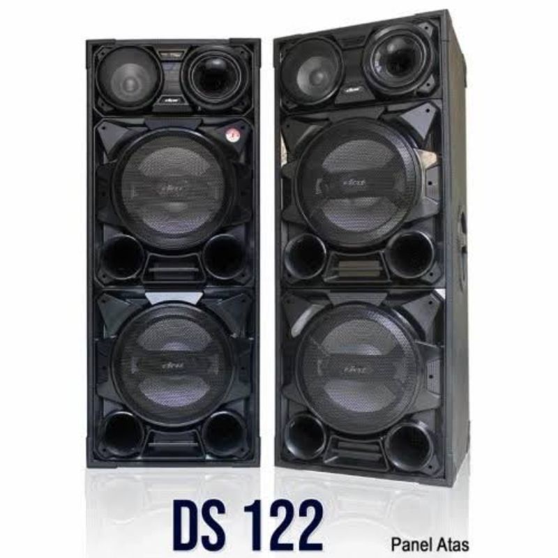 SPEAKER ACTIVE PASSIVE SPIKER AKTIF PASIF SEPASANG 12 X 12 IN INCH " TRANSFORMER SERIES DAT DS 122 D