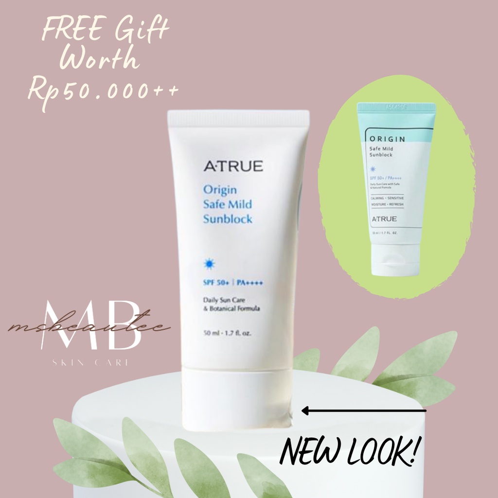 ATrue Origin Safe Mild Sunblock SPF 50+ PA++++