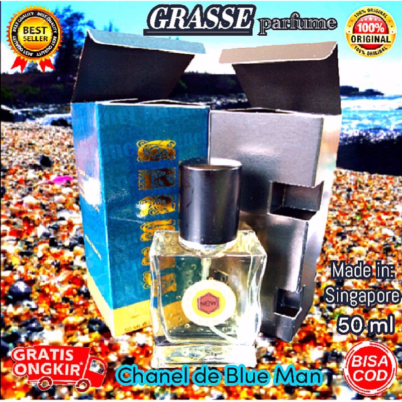 Grasse inspired parfum pria chanel de blue 50 ml eau de perfume original singapore