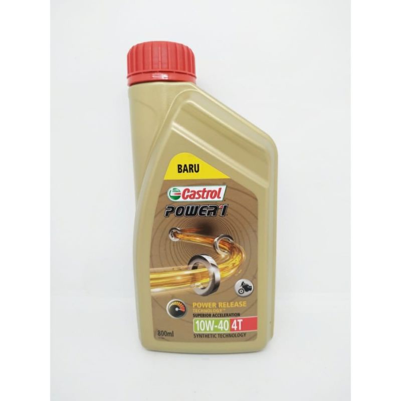 Castrol Power 1 SAE 10W-40 | 800ml - Oli Motor
