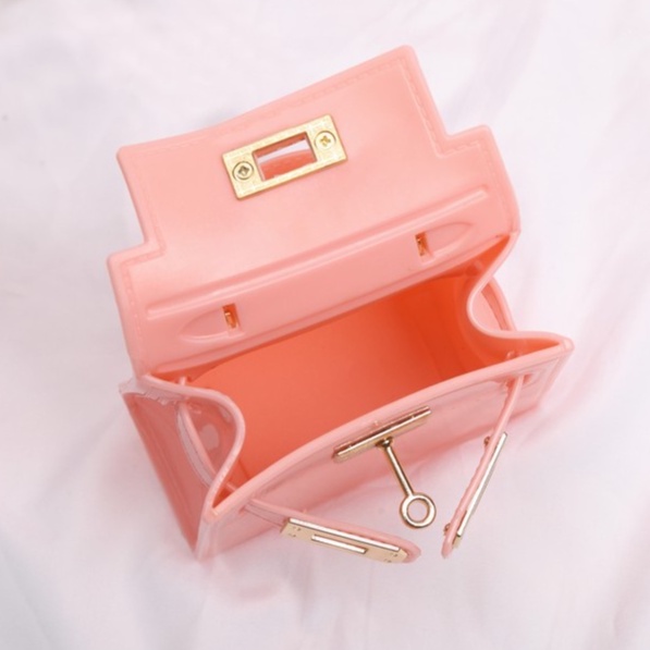 BRGUNIK Tas Mini Jelly Fashion Import Selempang Tas Mini Rubber Fashion WD013