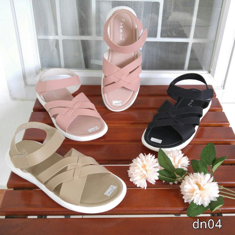 BIG SALE CUCI GUDANG BorneoXavyera Sendal Tali Sandal Platform Yun Seo by xavyera AZ407 dan DN04