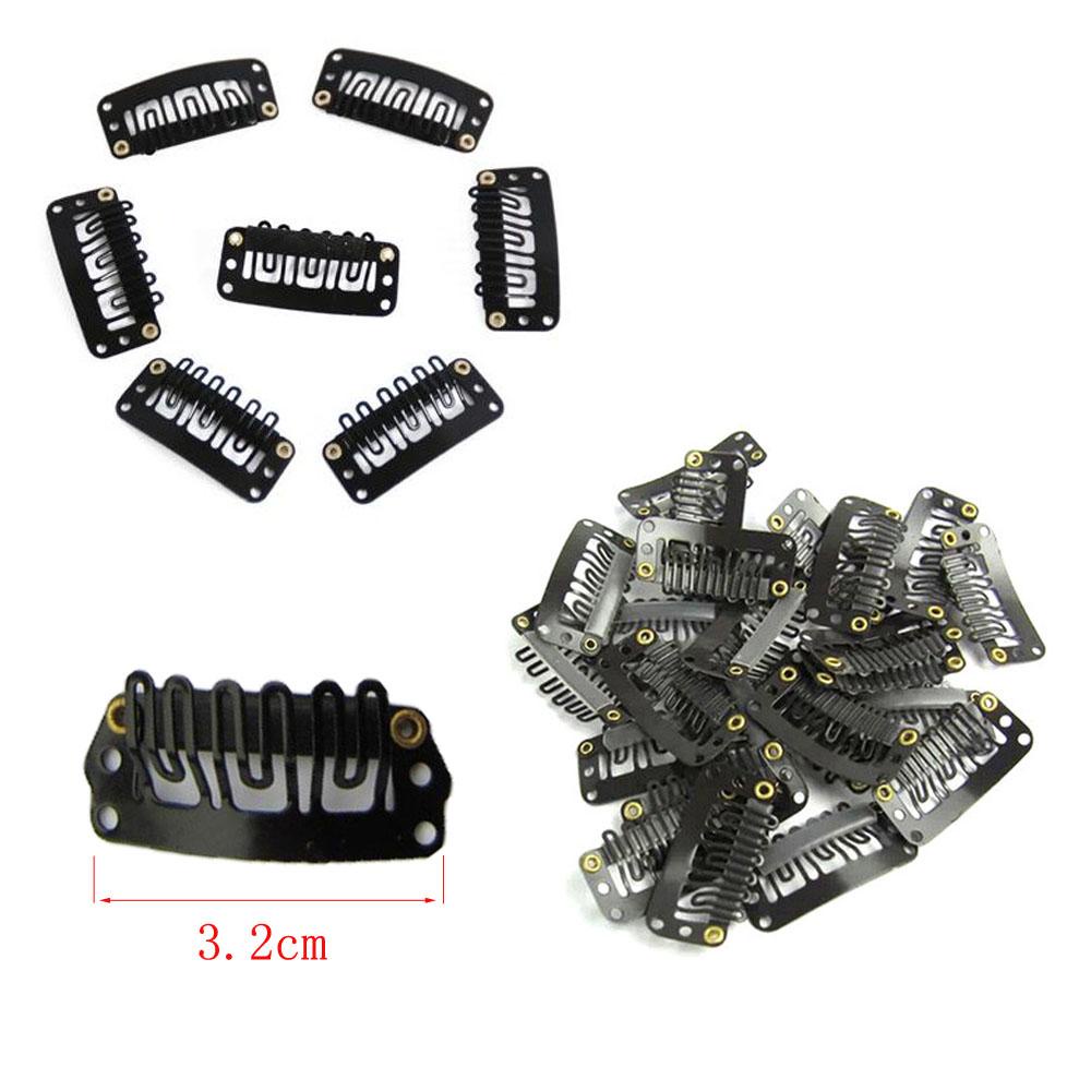 20 / 40PCS Jepit Rambut Bentuk U Untuk Wig