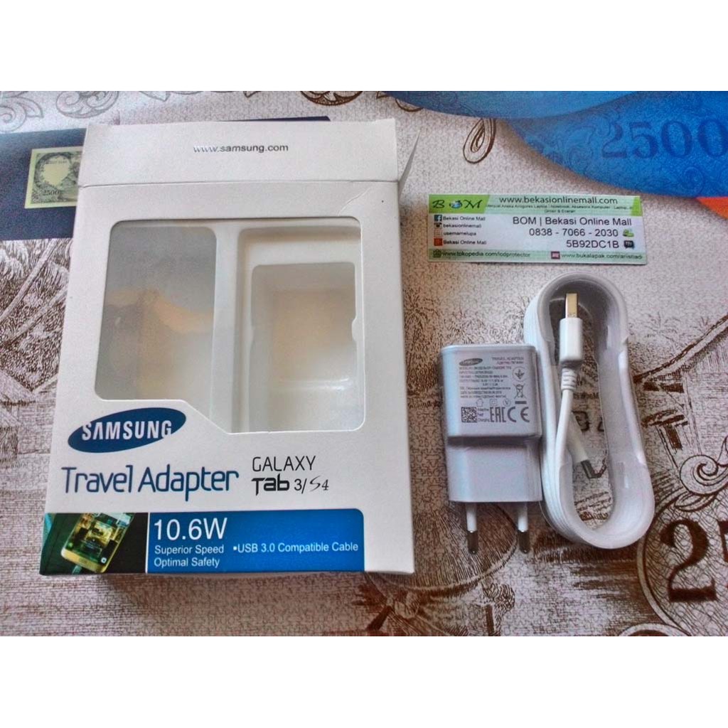 Charger Casan 2A 2 Ampere Smartphone Samsung Galaxy Tab3 S4 OC 99%