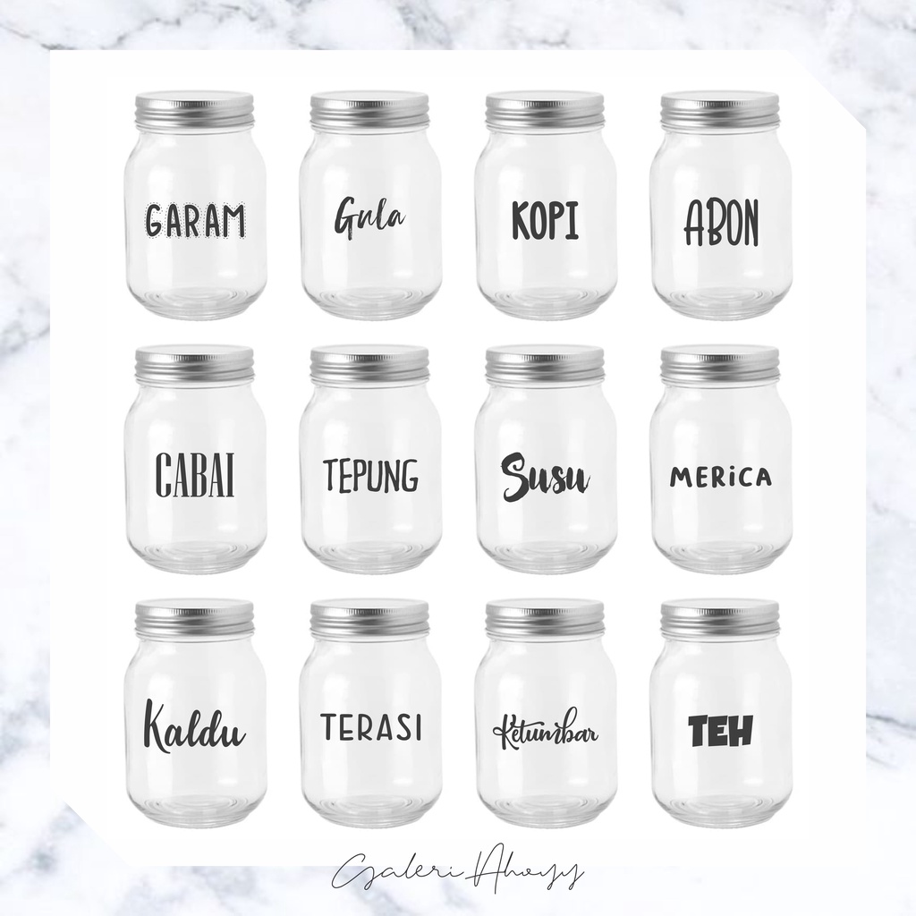 

STIKER LABEL BUMBU / WADAH / TEMPAT