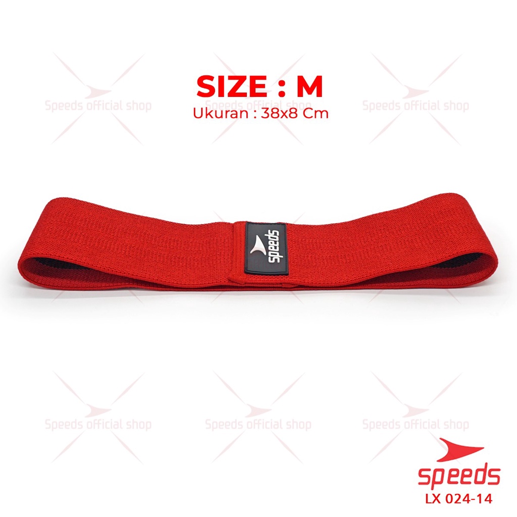 SPEEDS Tali Yoga Hip Bands Resistance Bands Tali Fitness Gym 024-14-024-14 MERAH M