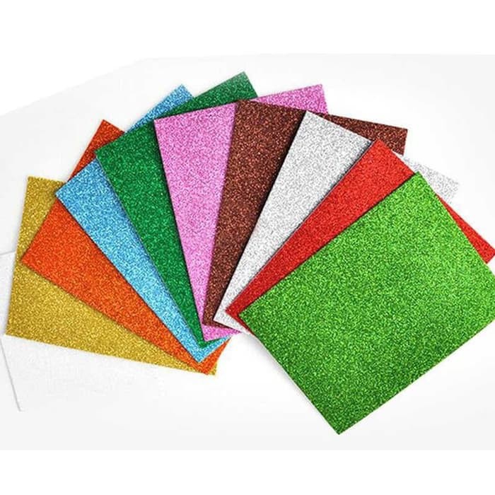

Papel Goma Gliter Foam A4 20x30 Non Sticker Lembaran / Goma Eva Purpurina / A4PEVAS
