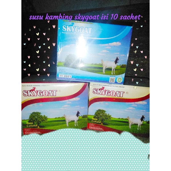 

Susu kambing skygoat rasa vanila.Susu kambing bubuk instan