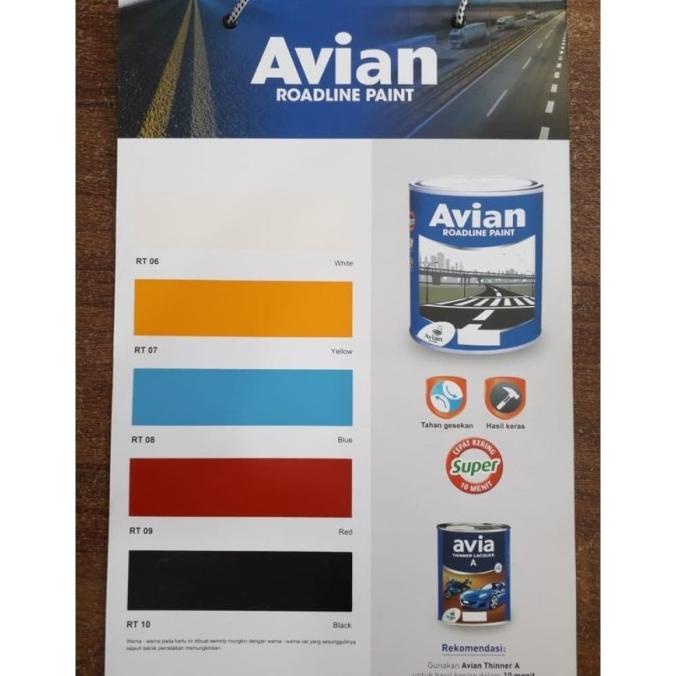 Cat Marka Jalan Avian Roadline Paint 1kg Avian Brands