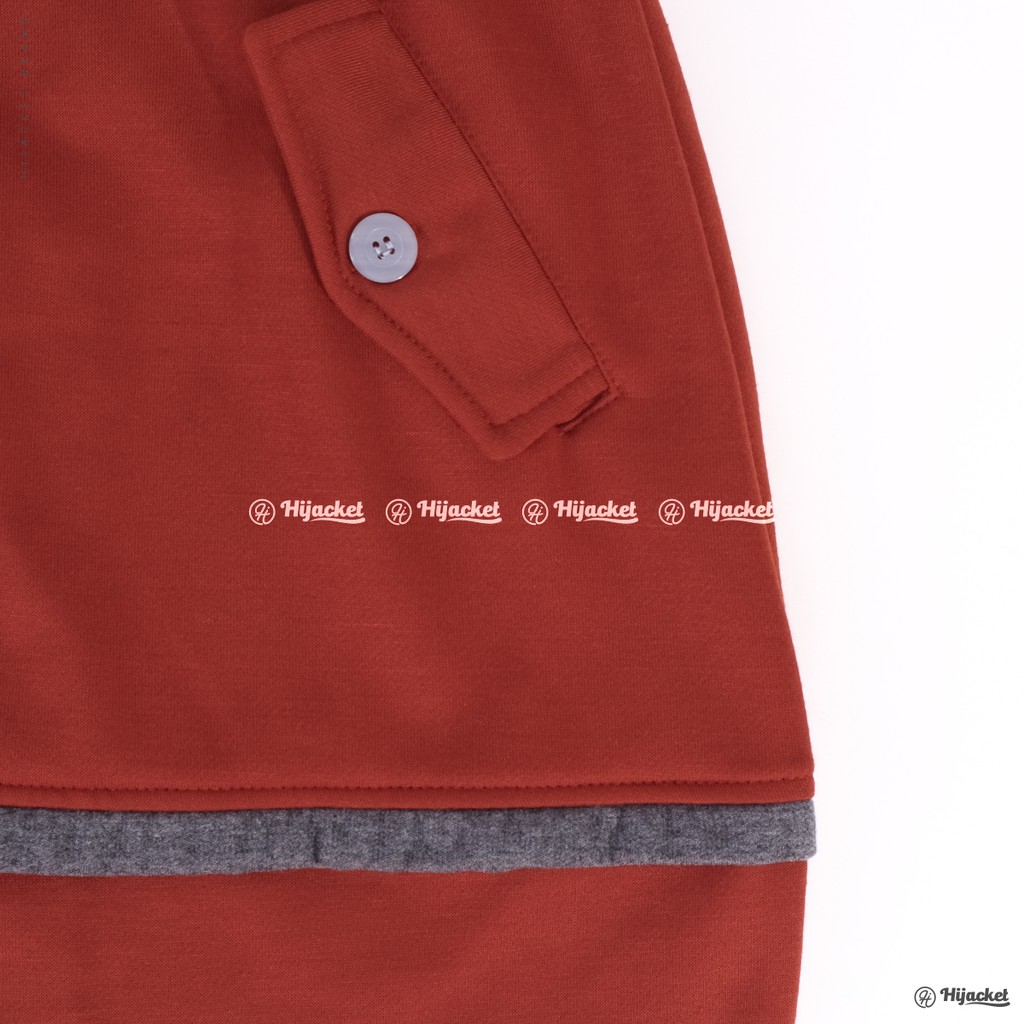 Jaket Muslimah Aurelia Teracotta Brand Hijacket Premium Quality Size XXL-4