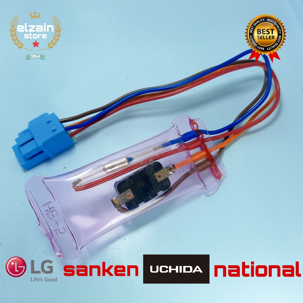 ORI Fuse Bimetal Defrost LG Goldstar Sanken National Kulkas 2 Pintu Sensor Dingin Panas