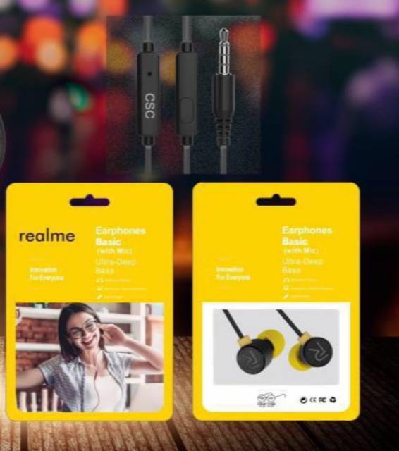 Headset realme buds 8 stereo earphone handset handsfree hedset henset hensfri hf