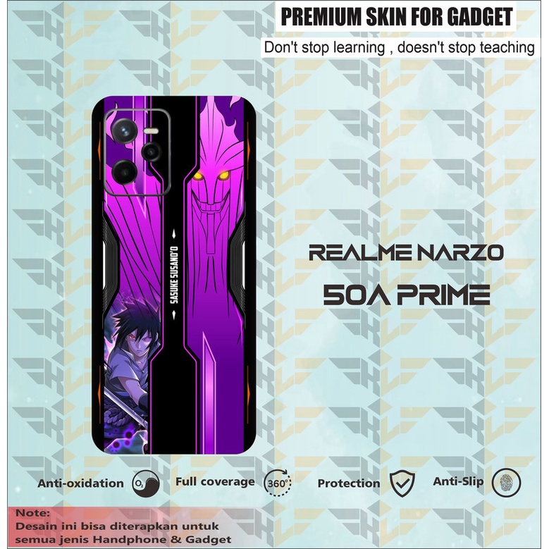 GARSKIN HANDPHONE 2PCS REALME NARZO 50A PRIME SASUKE
