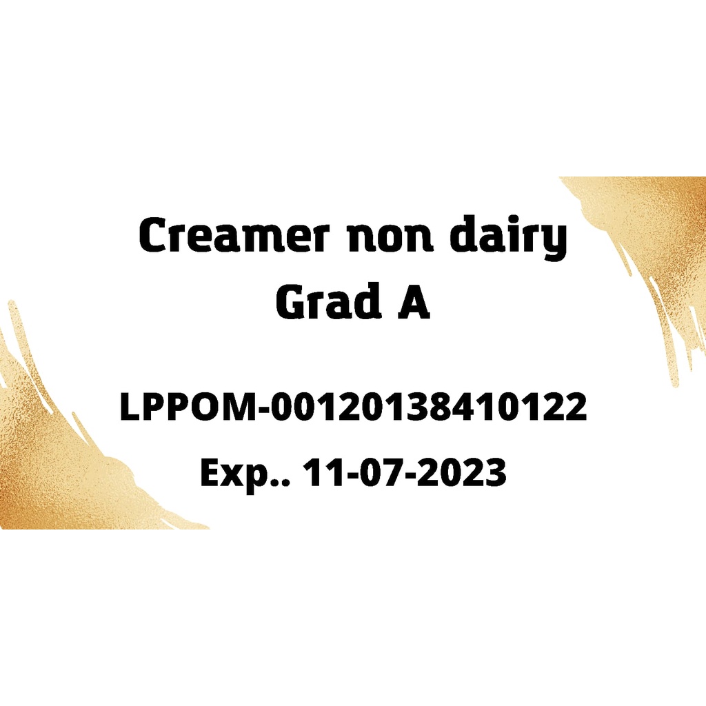 CREAMER BUBUK KEMASAN 100GRAM CREAMER NON DAIRY KEMASAN 100GRAM SUSU BUBUK CREAMER KEMASAN 100GRAM GREAD A CREAMER BUBUK