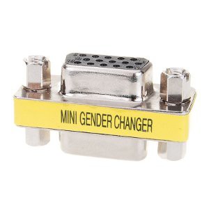 Connector VGA female/female gender changer