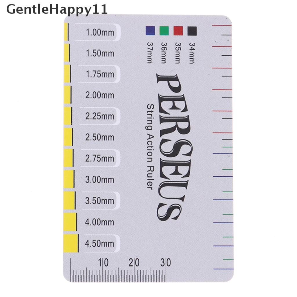 Gentlehappy Aksesoris Gitar Gauge Ruler Alat Gitar Elektrik Untuk Instrumen Senar