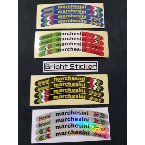 STICKER VELG MARCHESINI