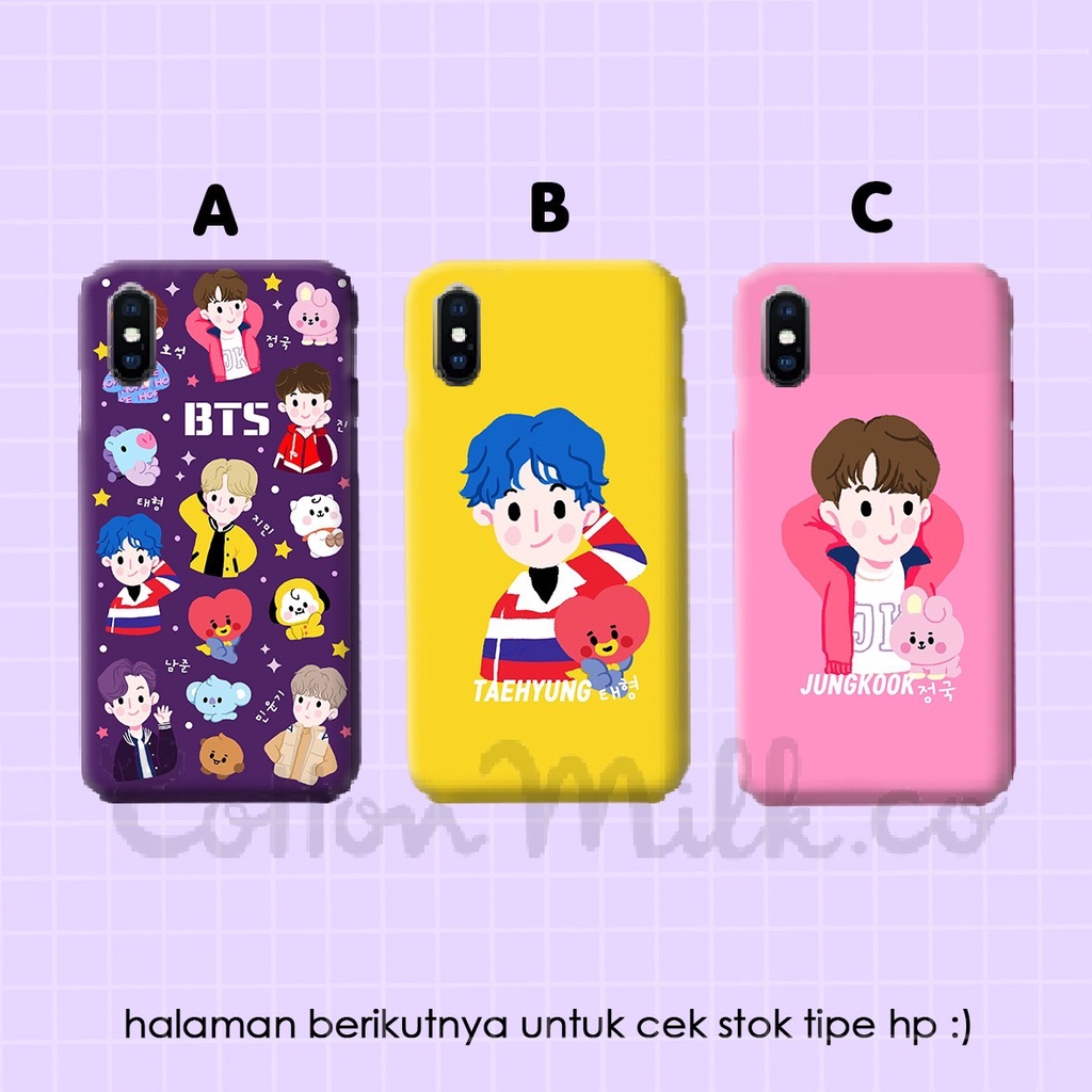 Hardcase BTS ARMY Case Casing Samsung A22 A21S A01 A02S A03S M02 A10 A12 M12 A13 M22 M32 M51 M62 A23